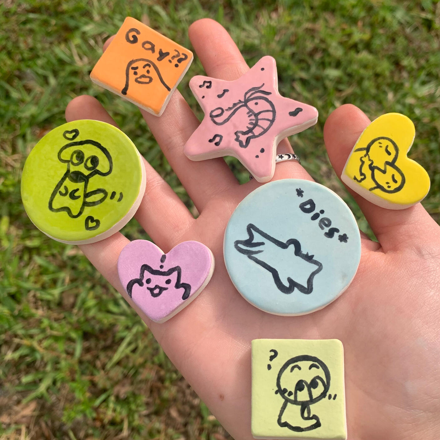 Doodle magnets Doodle magnets